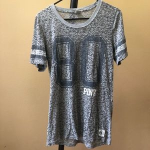 🎉SOLD🎉 Victoria’s Secret PINK Football Tee